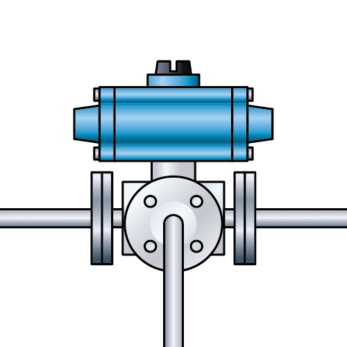 ① ボールバルブ