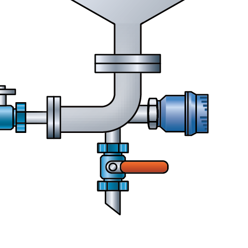 ⑦ レベル計　空検知用（音叉式）
