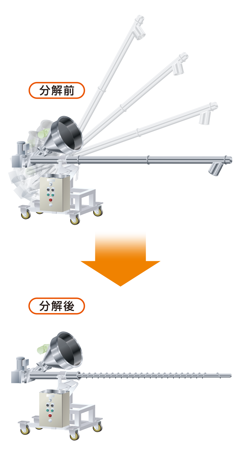 分解清掃イメージ